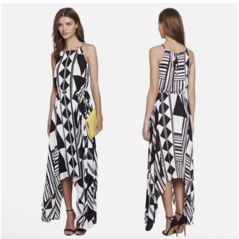 Express Geometric Maxi Dress